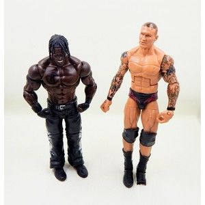 Mattel WWE Wrestlers Randy Orton 2010 R-Truth 2011 7 Inch Figures